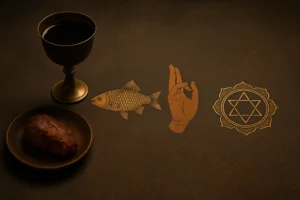 Illustration of Panchamakara elements