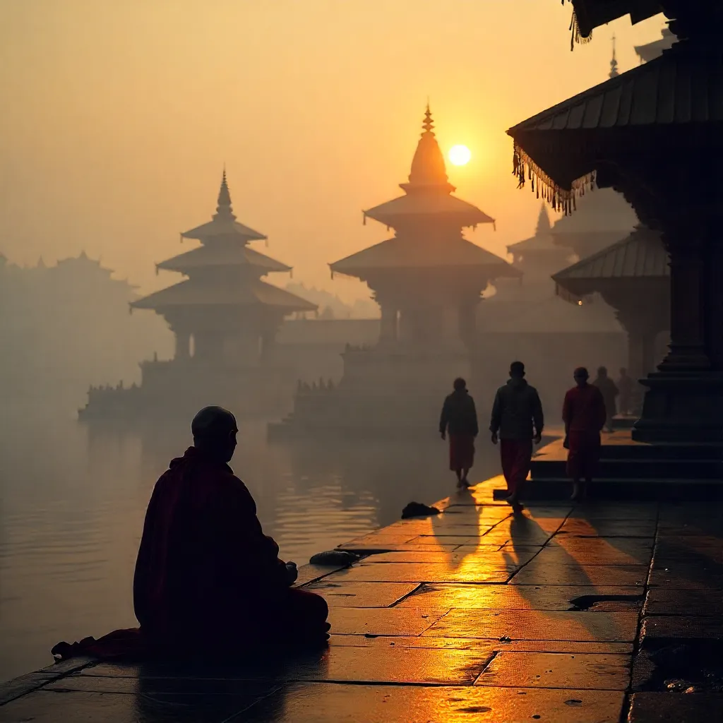 Pashupatinath Temple morning view