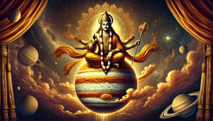 Surya sits with Chhāyā; Shani stands behind, Sanjana meditates in distant forest form.