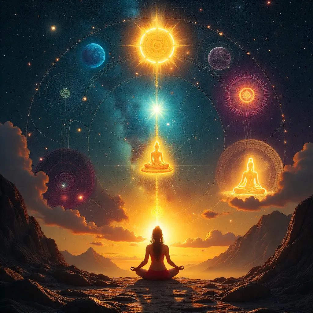 Chart showing Das Mahavidyas with their planetary associations in Vedic astrology