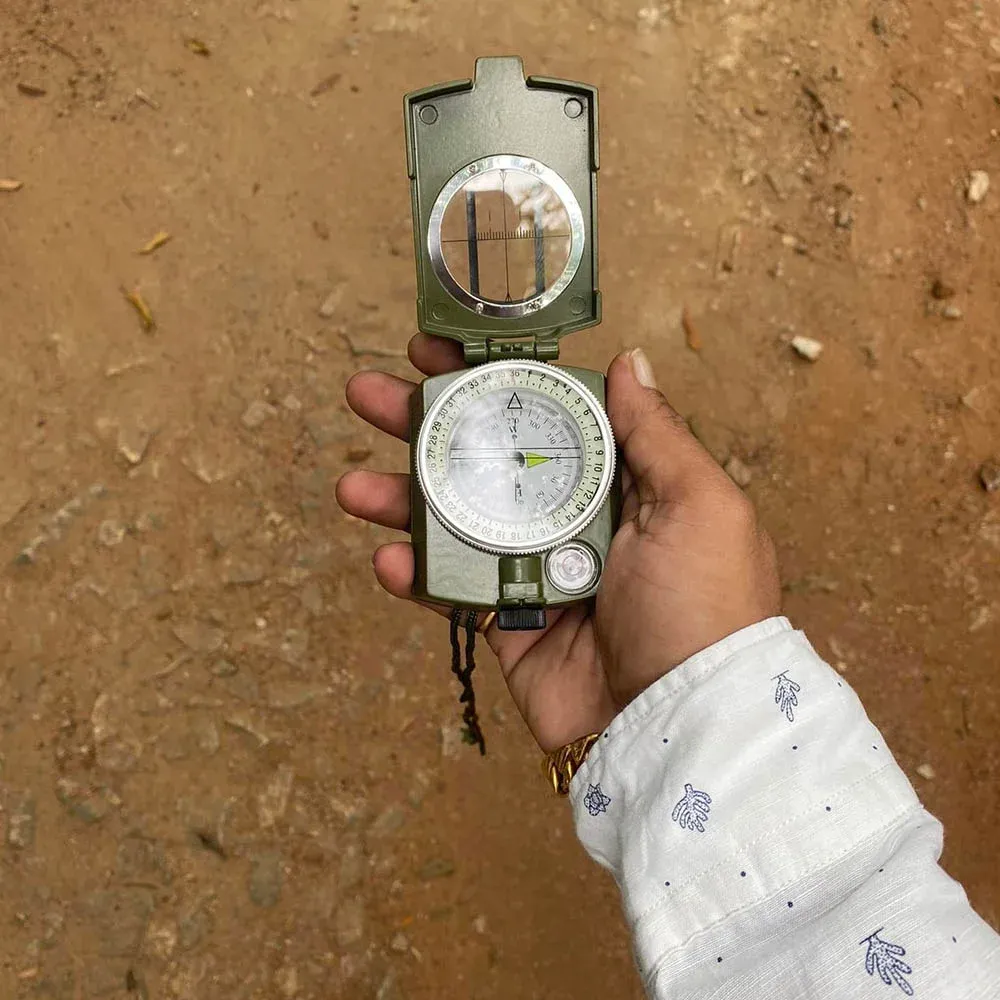 Astrologer Sailyajit Baruah's compass